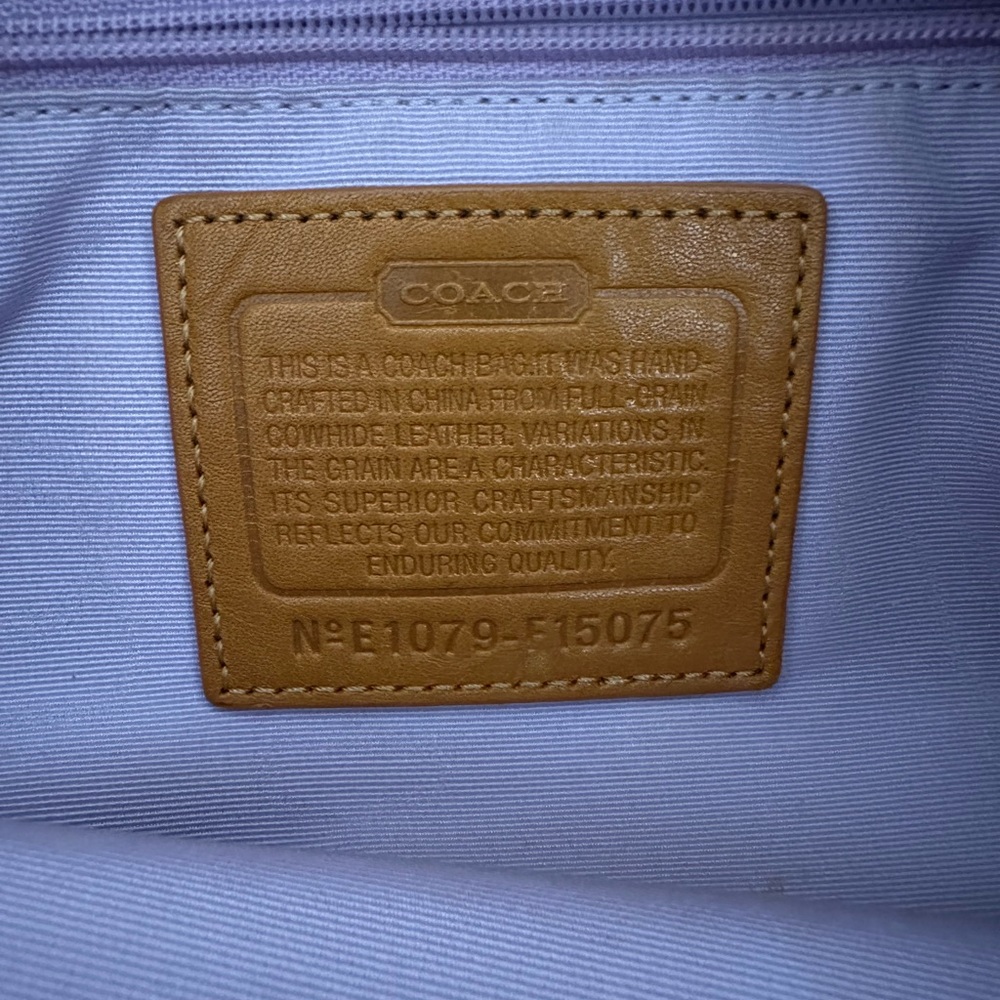 Coach Camel  Leather Shoulder Bag and Wallet - Picture 4 of 10